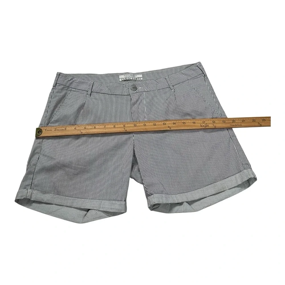 Scotch & Soda‎ Maison Scotch Size 29 Grey/White Striped Bermuda Shorts